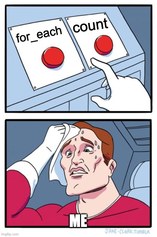 Two buttons for_each
