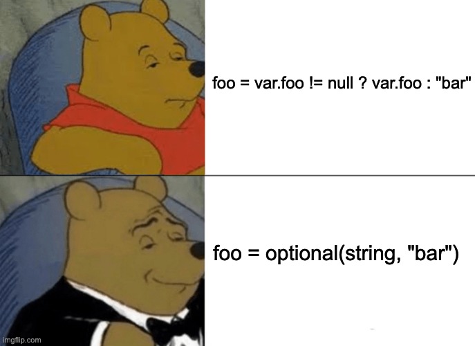 winnie the pooh likes optional()